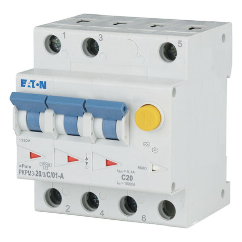 Jordfeilautomater Eaton Xpole PKPM3 C-kar A-type - 10