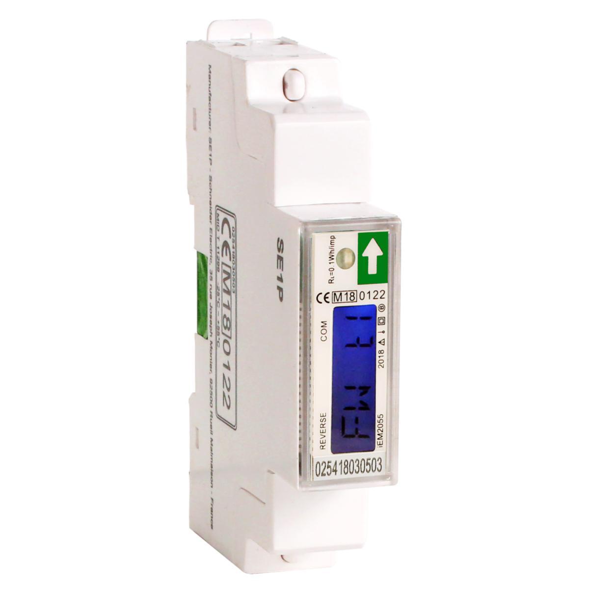 kWh-måler iEM2055 kWh 45A 1f Modbus MID - Schneider Electric
