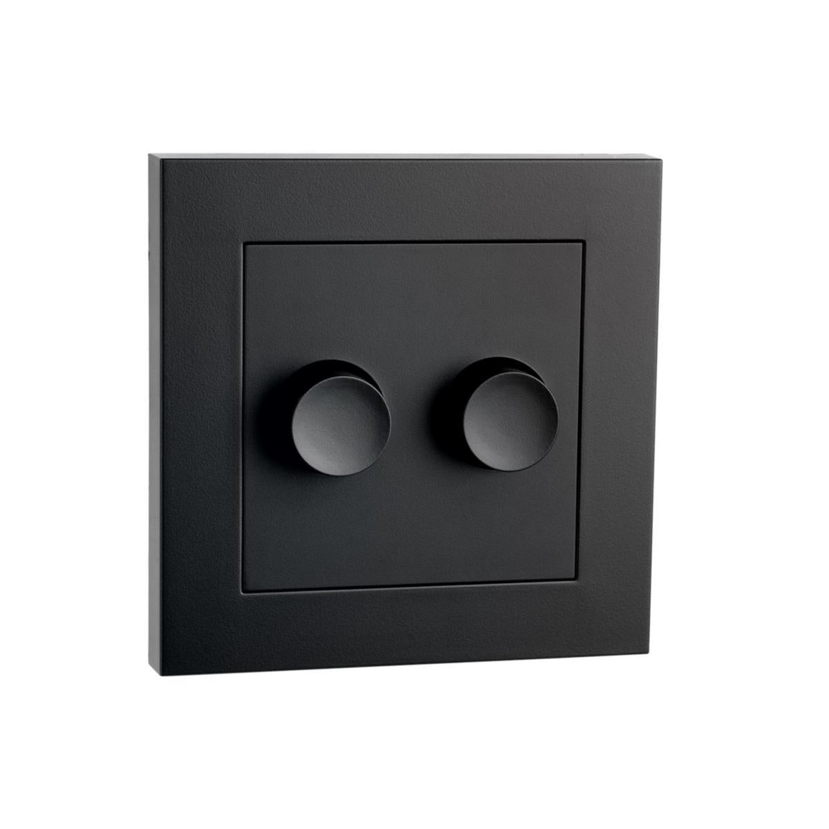 Frontdeksel SG® LEDDIM 2x100 Sort - SG Armaturen