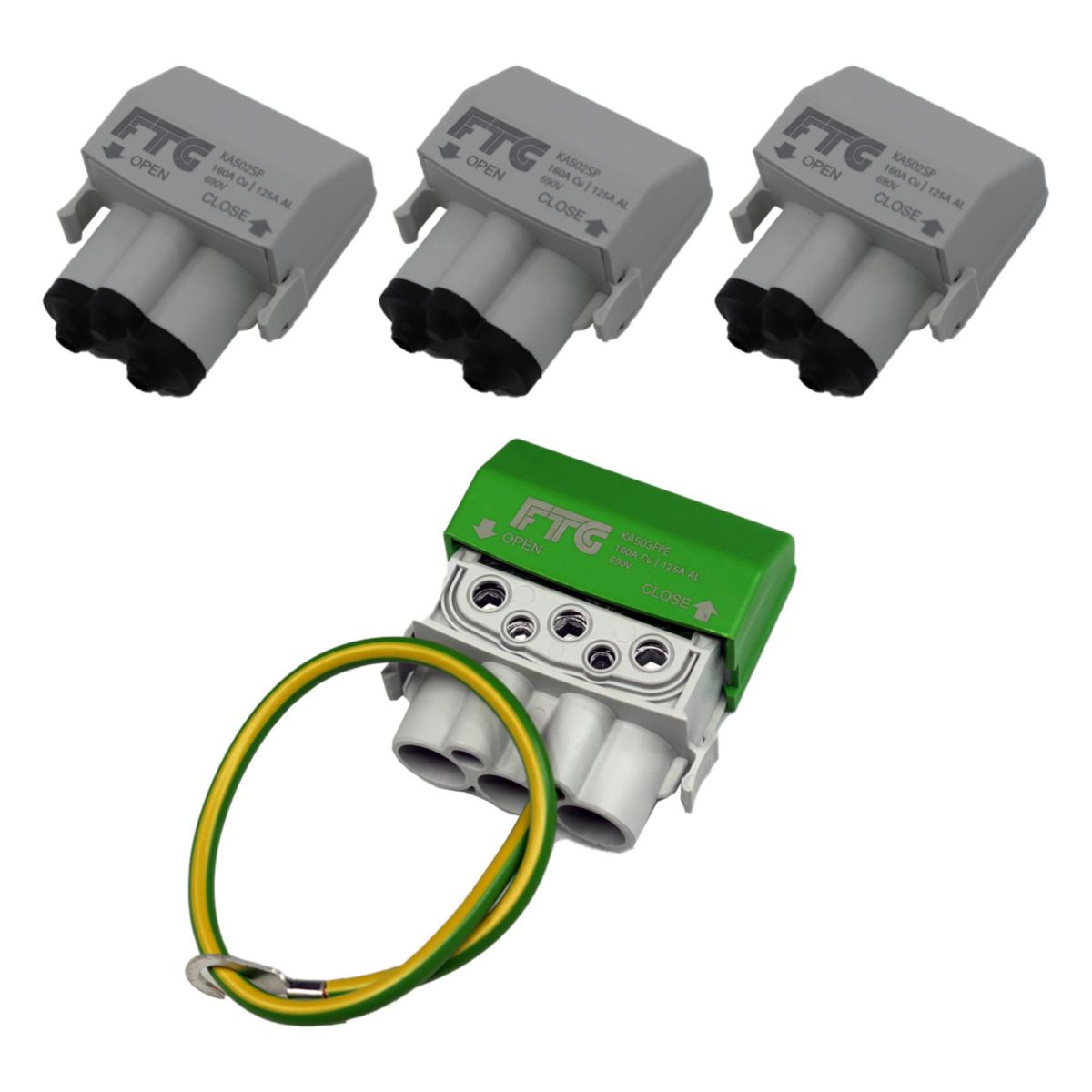 Koblingsklemme KA502 230V Veilys KIT Dobbel - Stansefabrikken Products AS