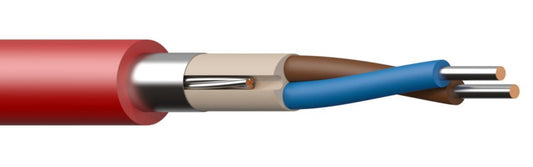 PFLP 2X1/3STK Rød TK75 Draka - 250