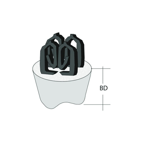 Betongstol m/klips 6-12 mm jern GB 3-P K2