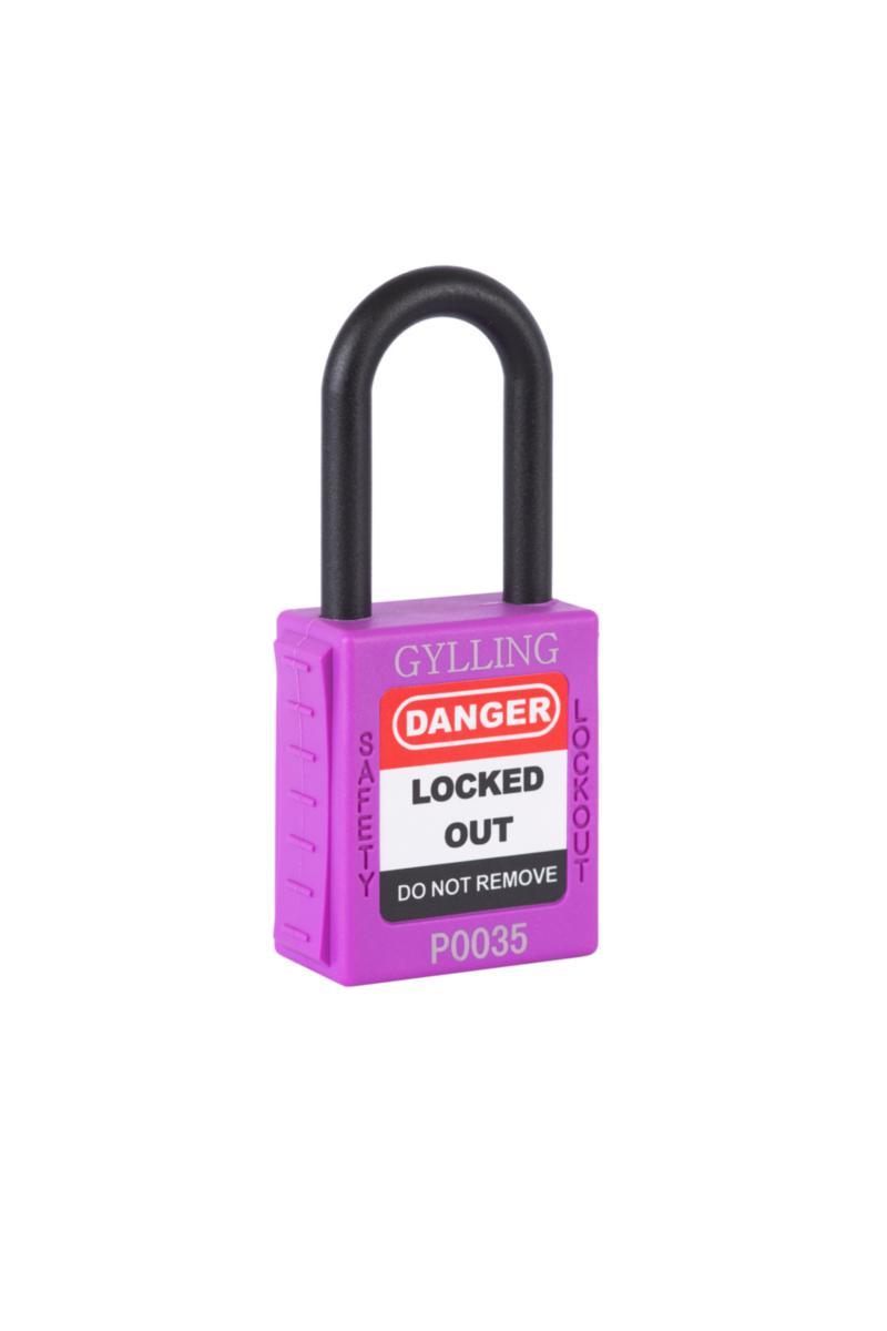 Hengelås Nylon, KD-nøkkel Gylling