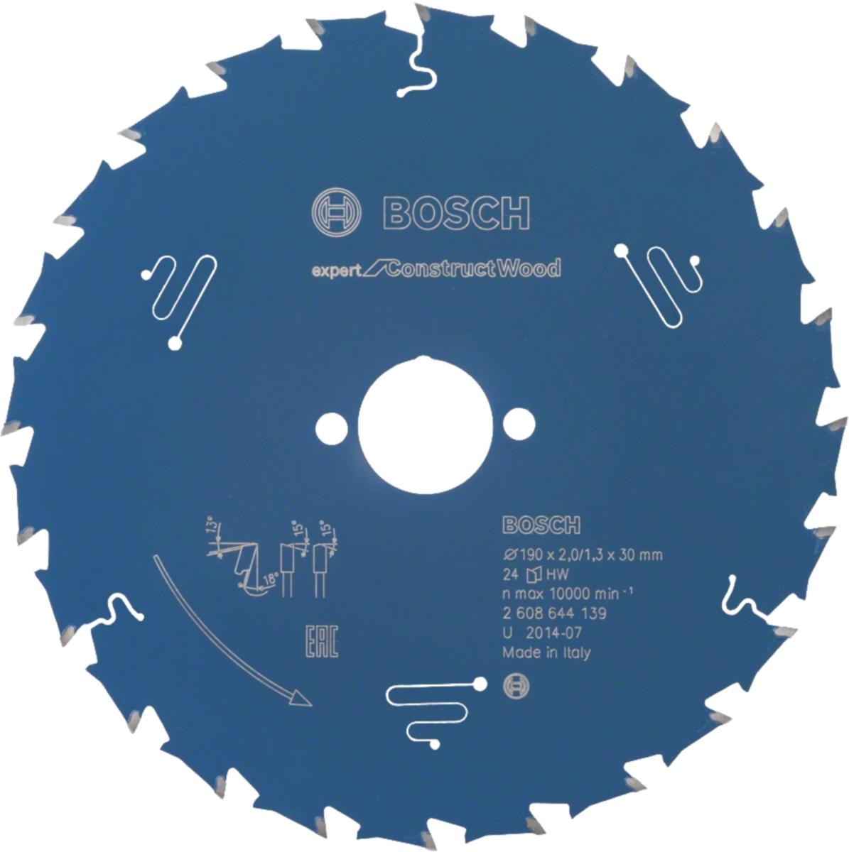 Sirkelsagblad Bosch Expert Construct Wood