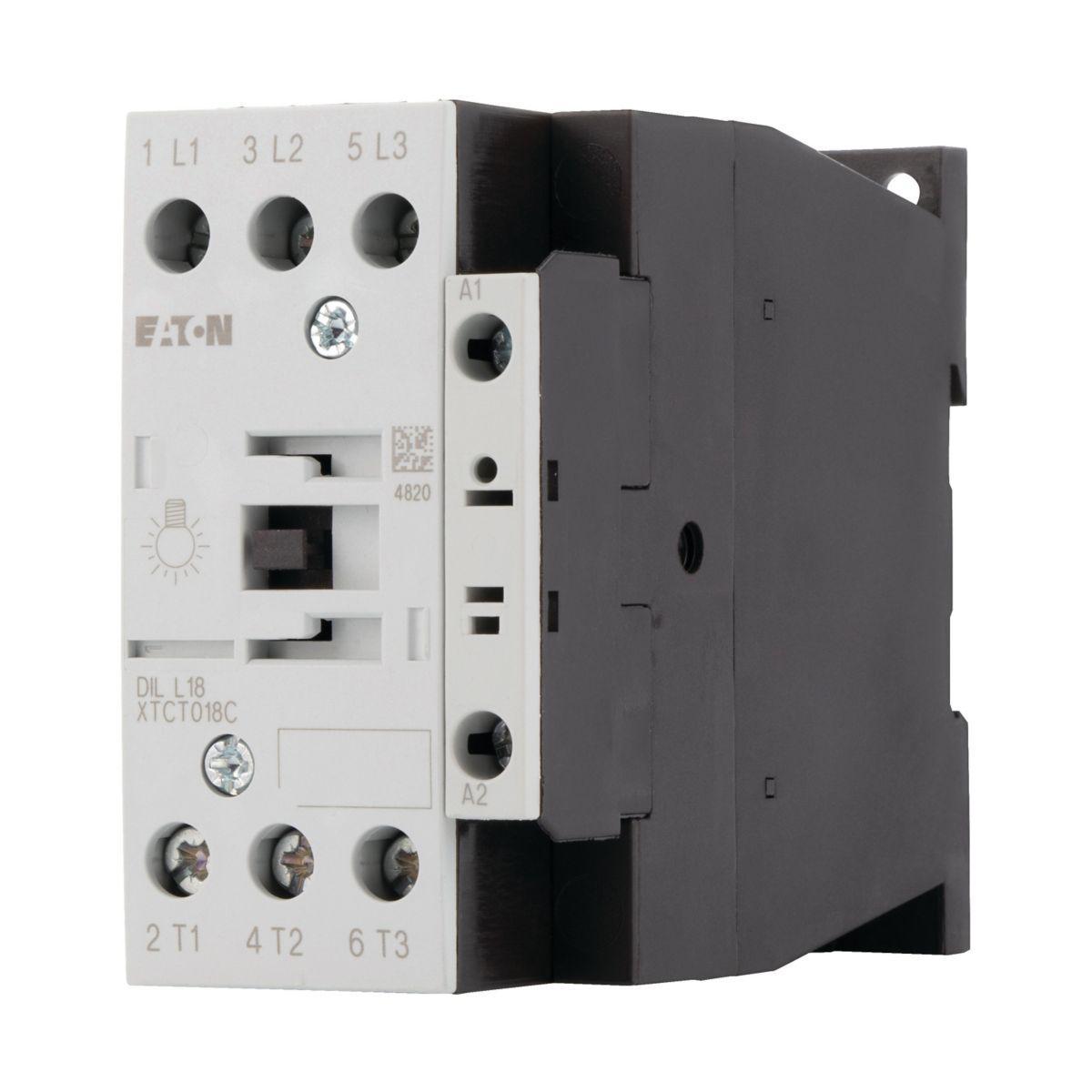 Kontaktorer Eaton for lys 3 pol DILL