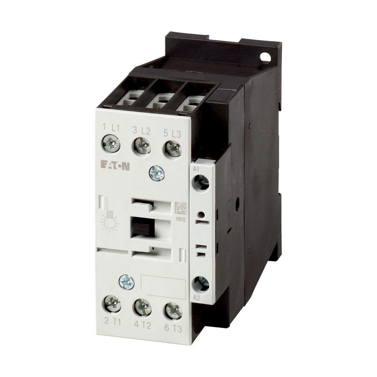 Kontaktorer Eaton for lys 3 pol DILL
