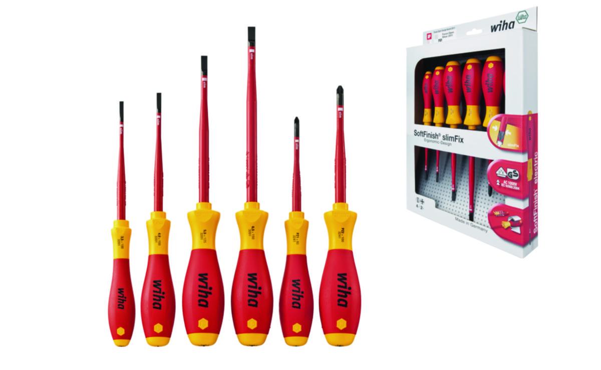 Skrutrekkersett Wiha SlimFix 36455