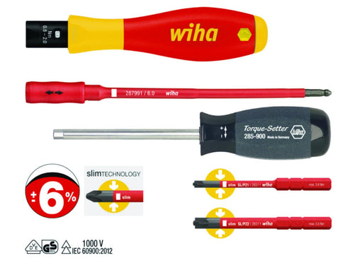 Momenttrekkersett Wiha 1000v - 5 deler