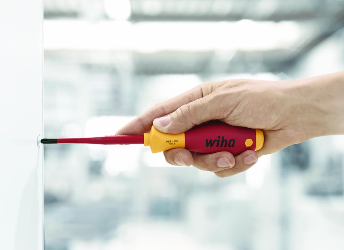 Skrutrekkersett 1000V SoftFinish SlimFix 12 stk Wiha