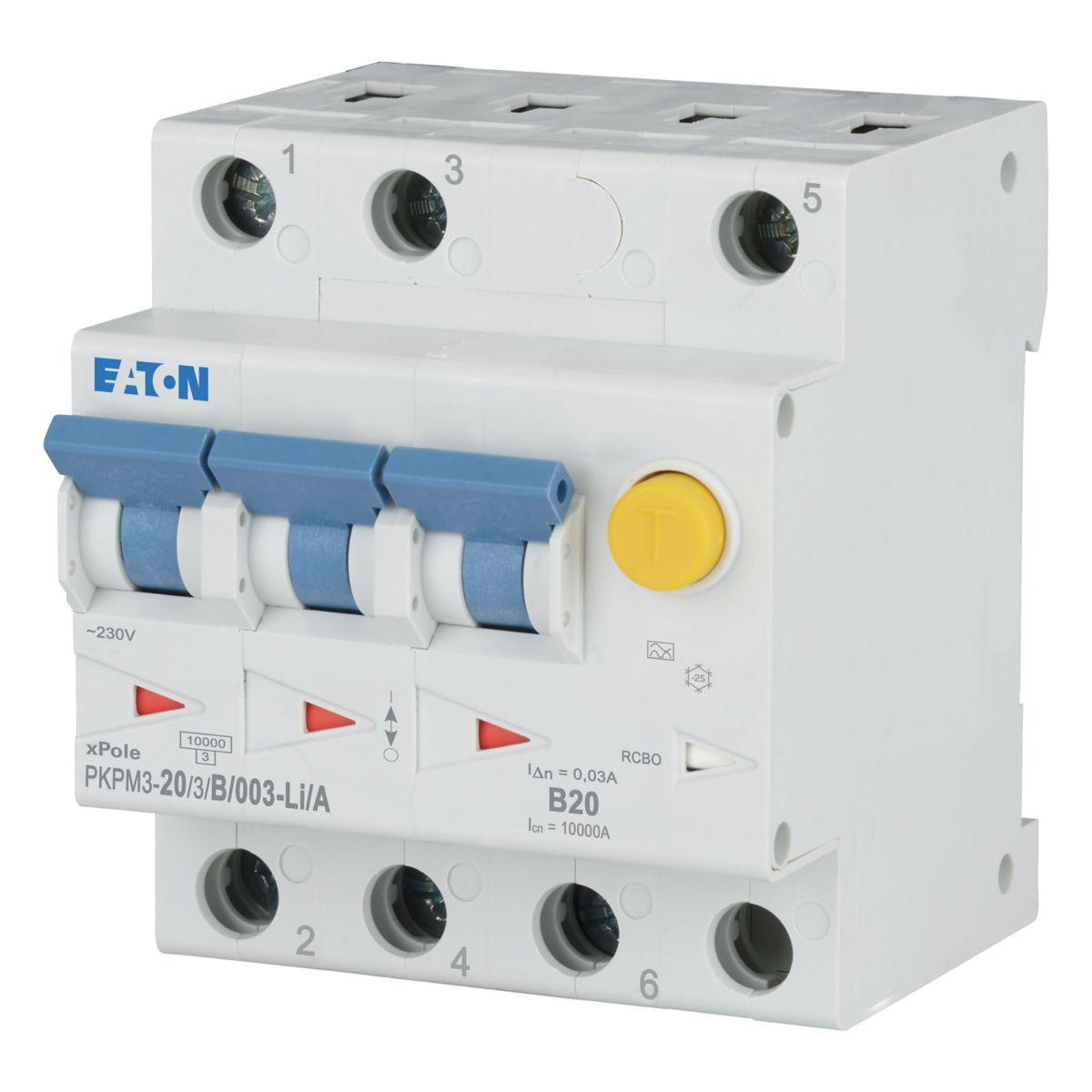 Jordfeilautomat Eaton PKPM3 Li - 6