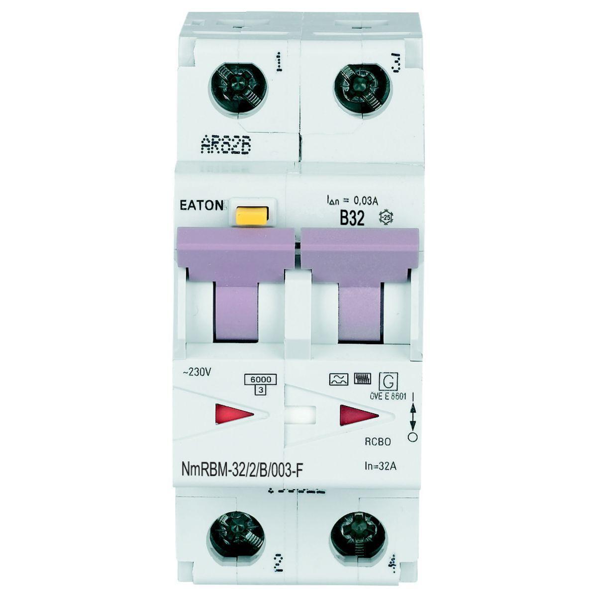 Jordfeilautomat Type F 2P NmRB6 Karakteristikk B - 25