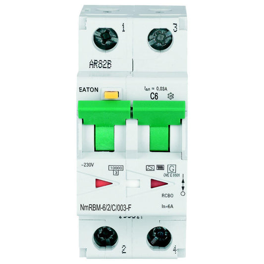 Jordfeilautomat Type F 2P NmRBM Karakteristikk C - 6