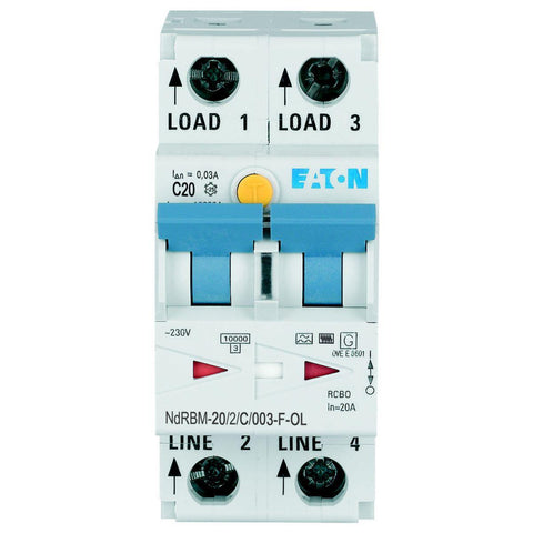 Jordfeilautomat Eaton xDigital F-OL/C - 6