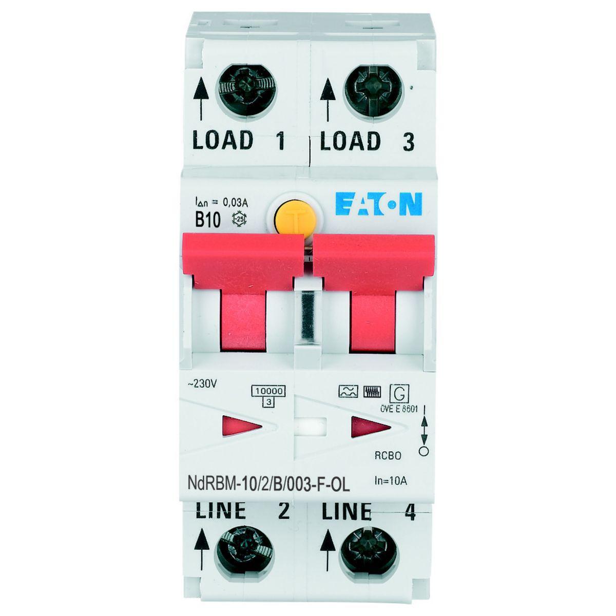Jordfeilautomat Eaton xDigital F-OL/B - 10