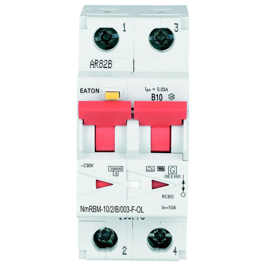 Jordfeilautomat Type F 2P NmRBM Karakteristikk B - 10
