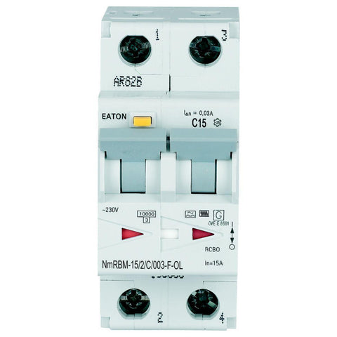 Jordfeilautomat Type F 2P NmRBM Karakteristikk C - 6