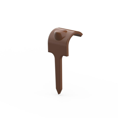 Kabelklammer Letti Enstift Brun (200pk)
