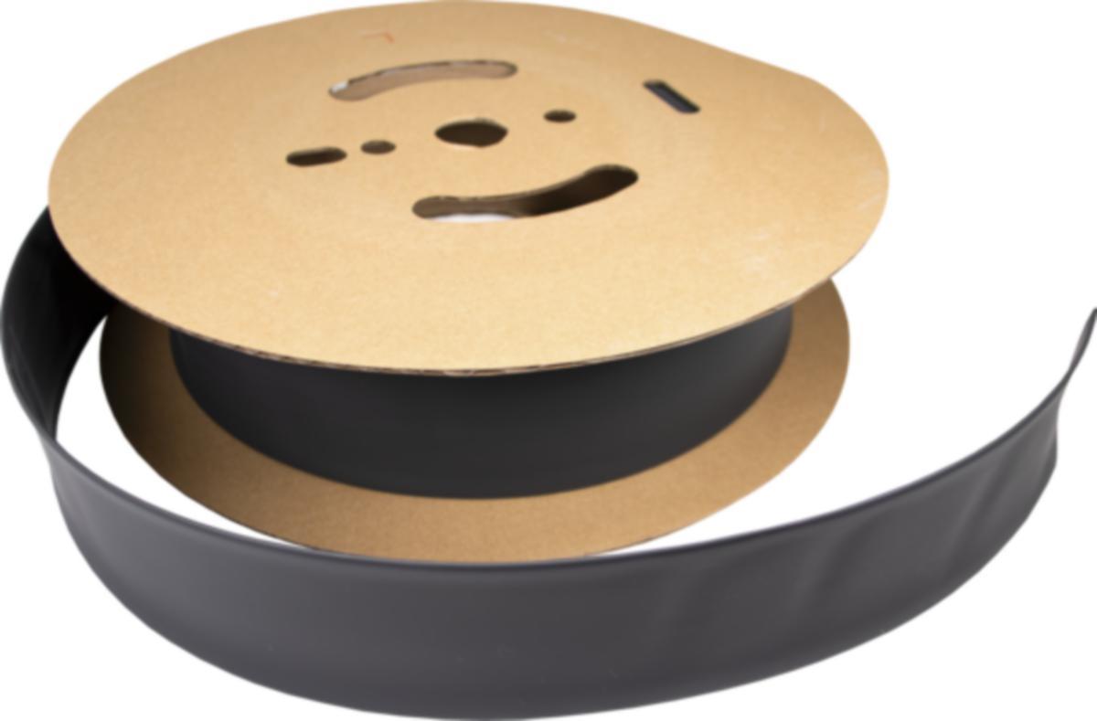 Krympeslange Melbye Tynnvegget, uten lim, svart, på rull