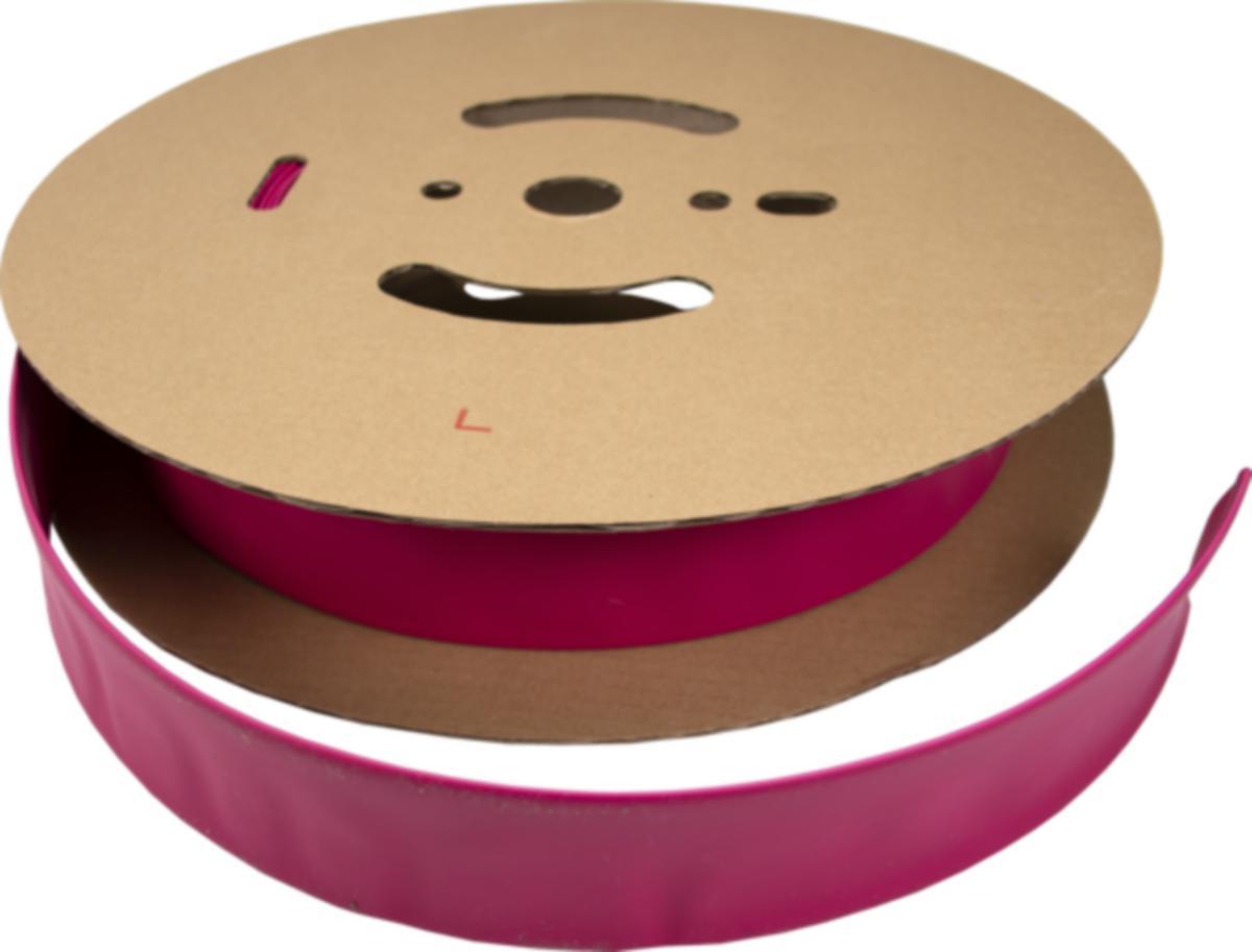 Krympeslange Melbye Tynnvegget, uten lim, rød, på rull