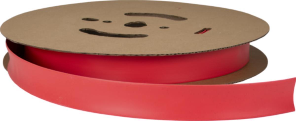 Krympeslange Melbye Tynnvegget, uten lim, rød, på rull