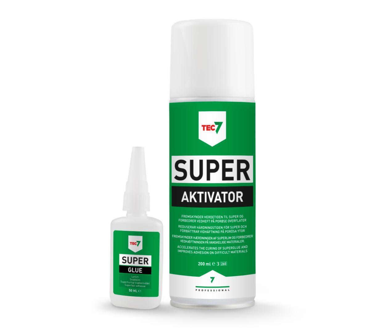 Hurtiglim Super Plus m/ aktivator - Tec7
