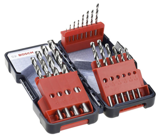 Metallborsett Bosch HSS-G 18-deler fra BOSCH