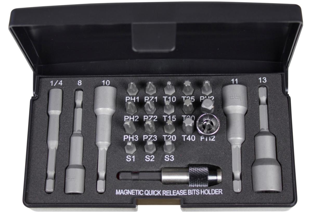 Bits-sett Tecos 1/4 24-del