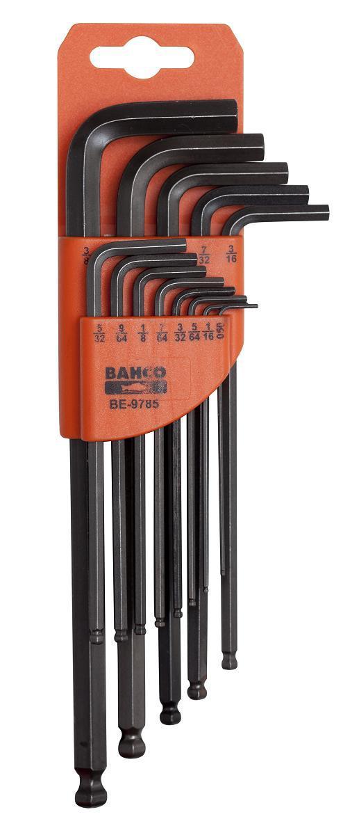 Vinkelnøkkelsett Bahco BE9780 Sekskant