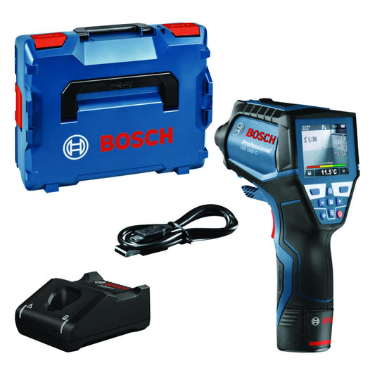 Punktmåler Bosch GIS 1000 C L-Boxx 10,8v + lader fra BOSCH