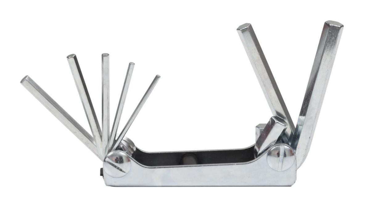 Foldesett metrisk Bahco 7 stk Sekskant