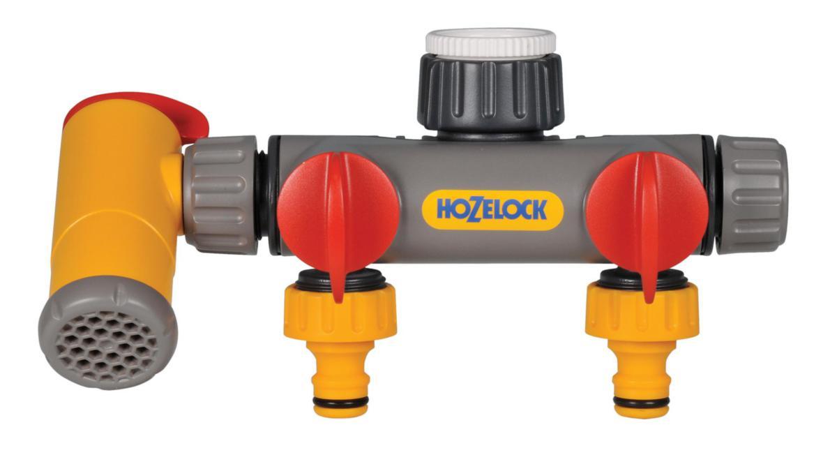 Krankobling uttak f/tapping 2-veis Hozelock