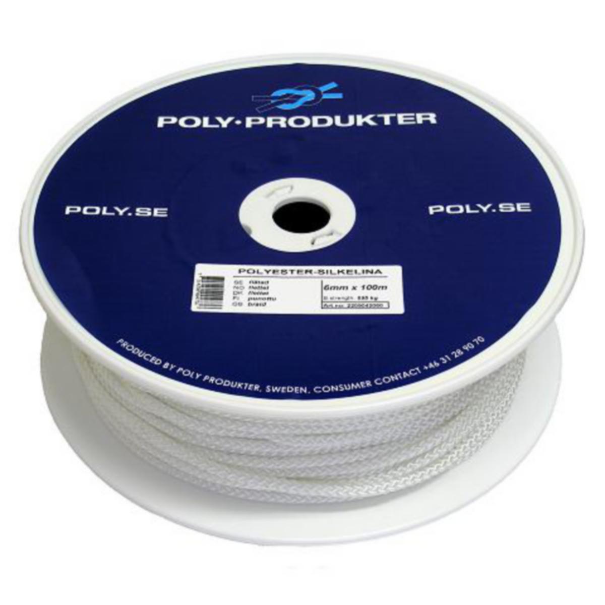 Tau polyester flettet - Poly-Produkter