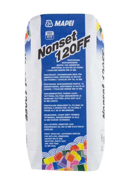 Understøpsmørtel Frostfri Mapei Nonset 120 FF
