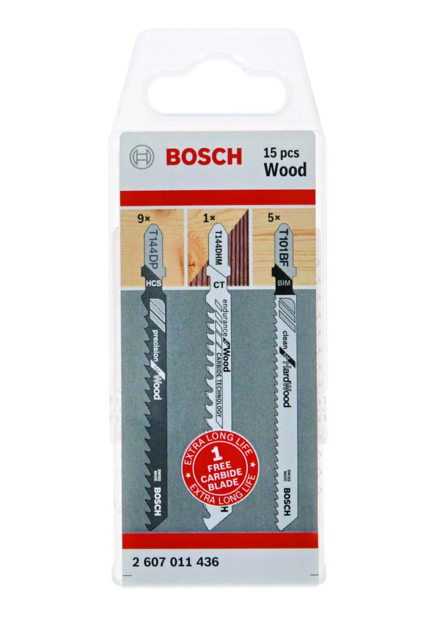 Stikksagbladsett Bosch for Tre fra Bosch