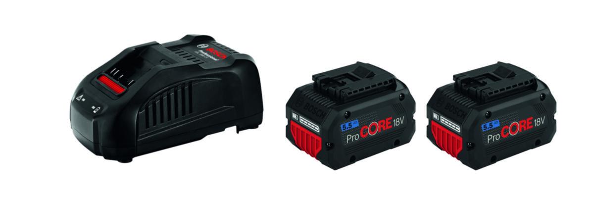 Batterisett Bosch Procore 18V 2X5.5Ah (610720)