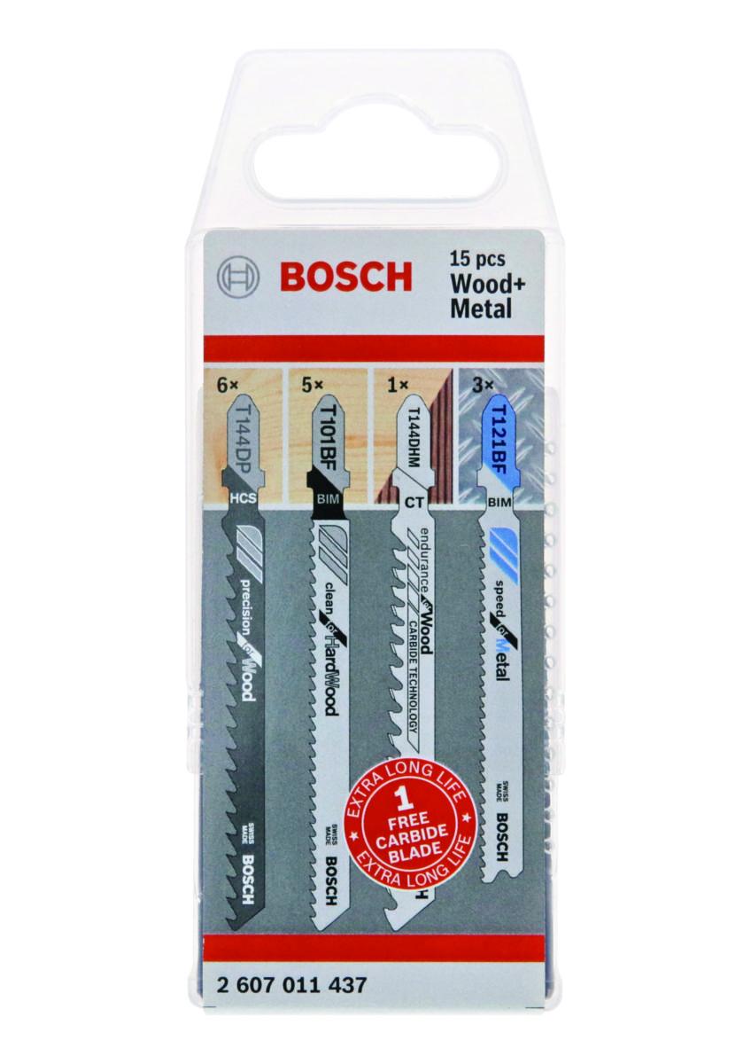 Stikksagbladsett Bosch for Tre/Metall fra Bosch
