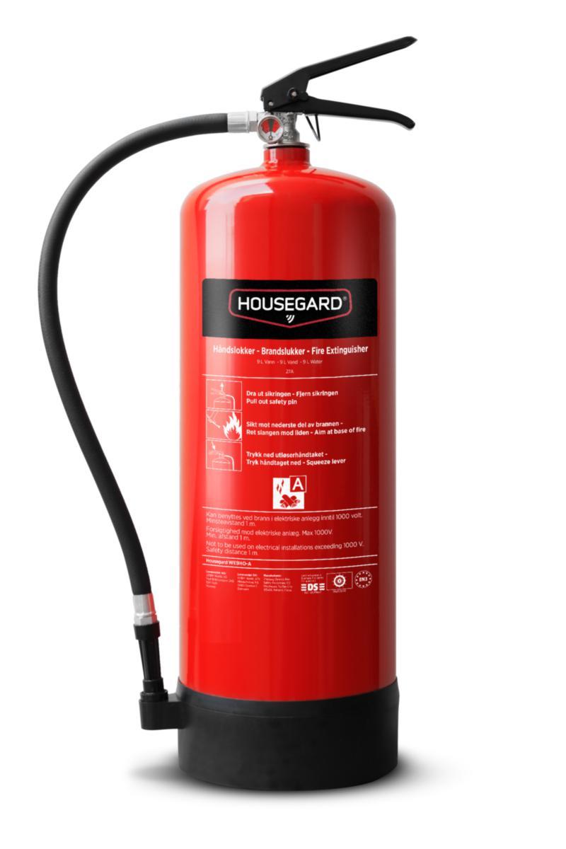 Brannslukker Housegard Vann A 9L