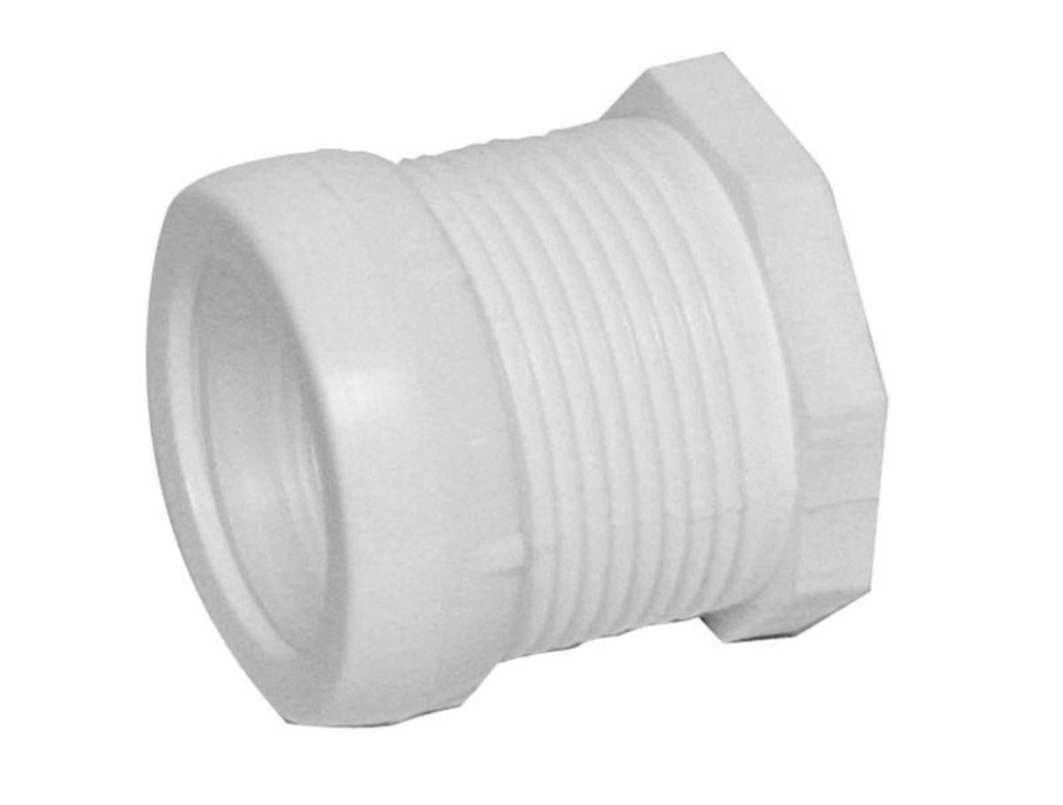Kobling rett hvit, Faluplast