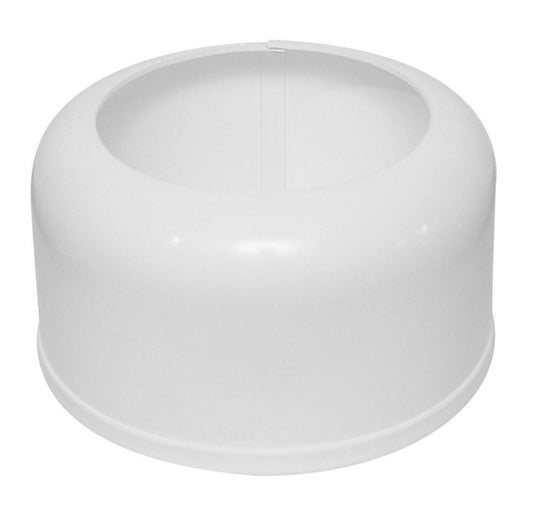 Muffeskjuler hvit, Faluplast