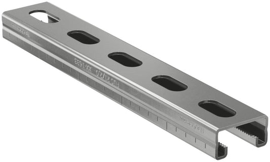 Montasjeskinne FUS 21, A4 syrefast, fischer