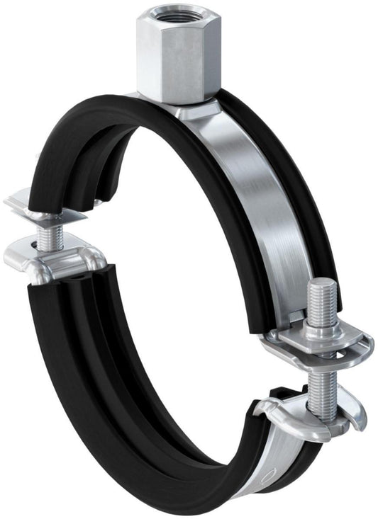 Rørklammer Universal FRS-L m/dempegummi, elforzinket, fischer