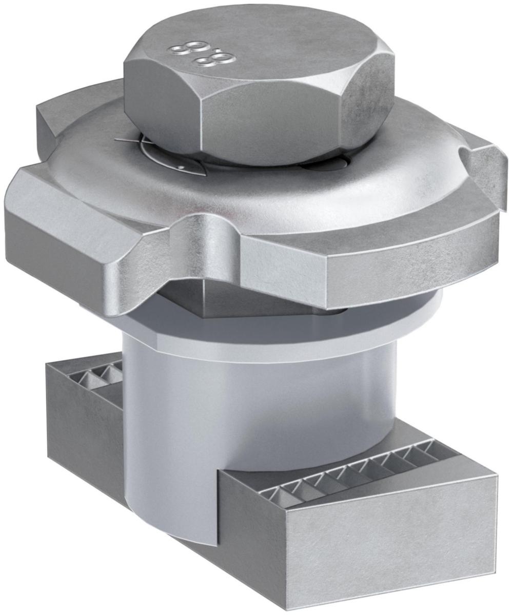 Montasjemutter PFCN 41 FZV/ZL, FUS skinnesystem, fischer