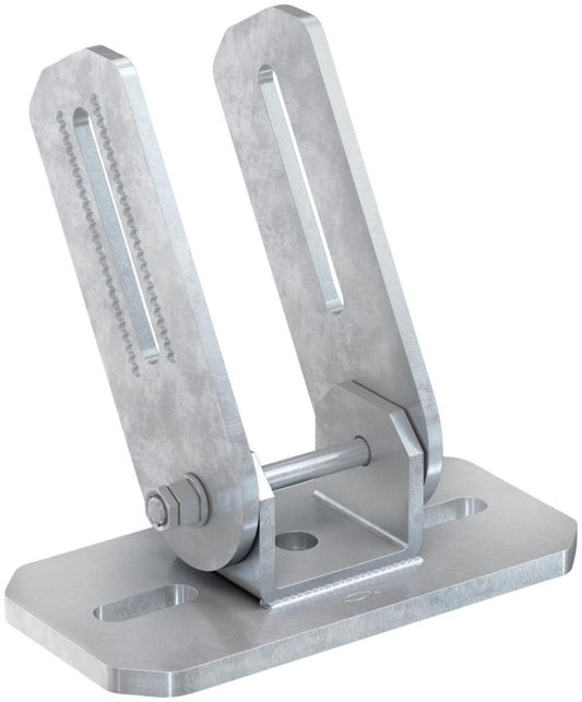 Fleksibel Skinnefot FMVB BP, elforzinket, FMS skinnesystem, fischer