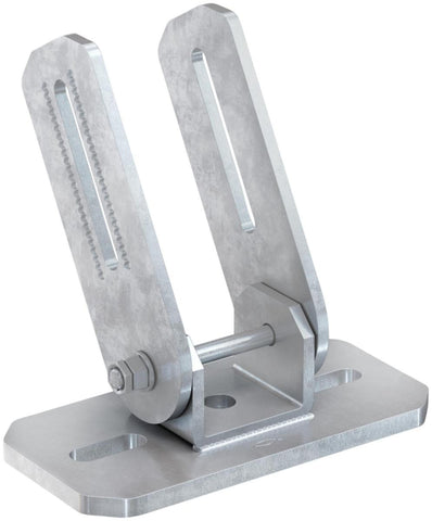 Fleksibel Skinnefot FMVB BP, elforzinket, FMS skinnesystem, fischer