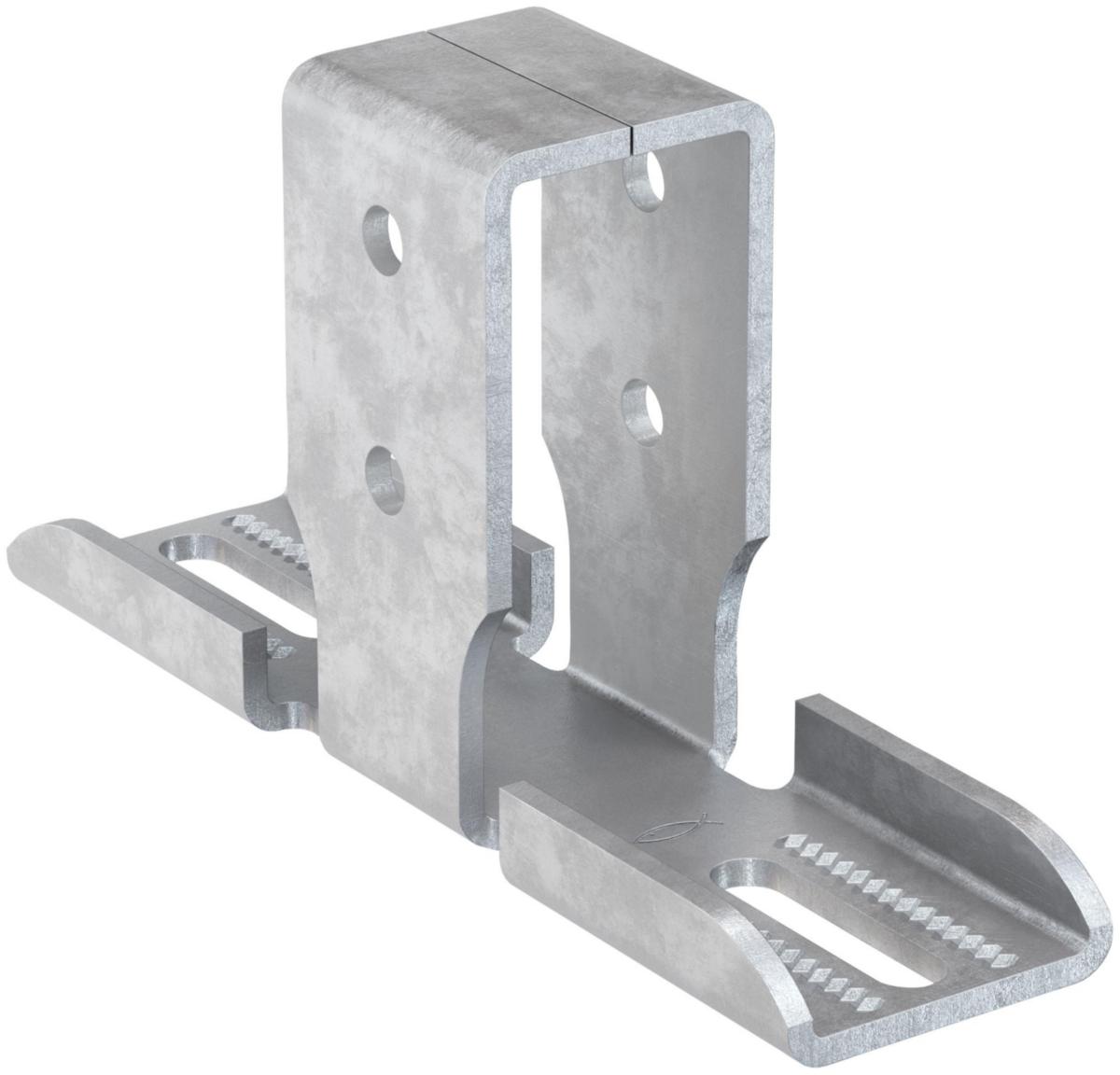 Vinkelforbindelse FMA 90-160, elforzinket, FMS skinnesystem, fischer