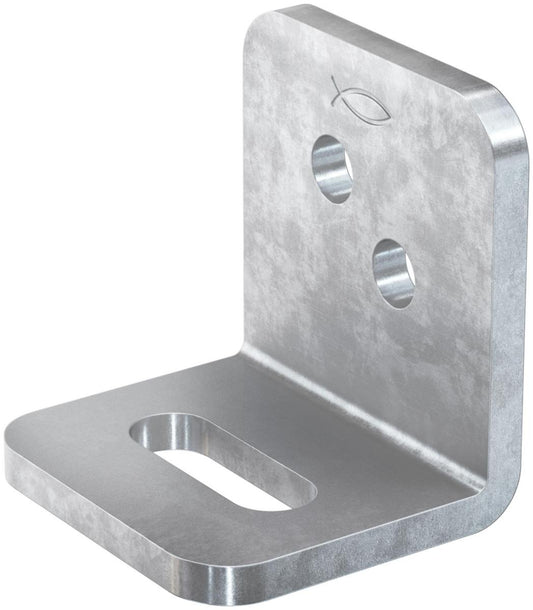 Montasjebeslag FMCE-L kort, elforzinket, FMS skinnesystem, fischer
