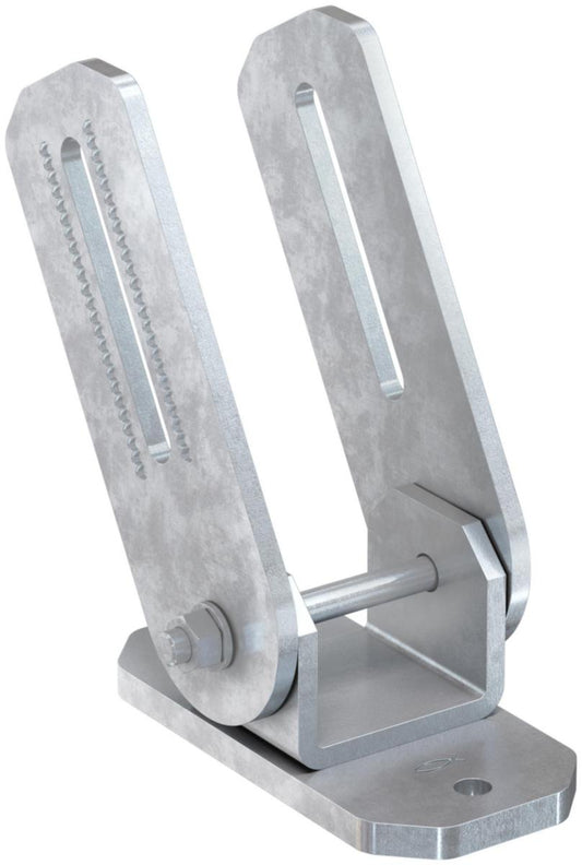 Fleksibel Skinnefot, FMVB P II, elforzinket, FMS skinnesystem, fischer