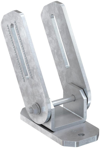 Fleksibel Skinnefot, FMVB P II, elforzinket, FMS skinnesystem, fischer