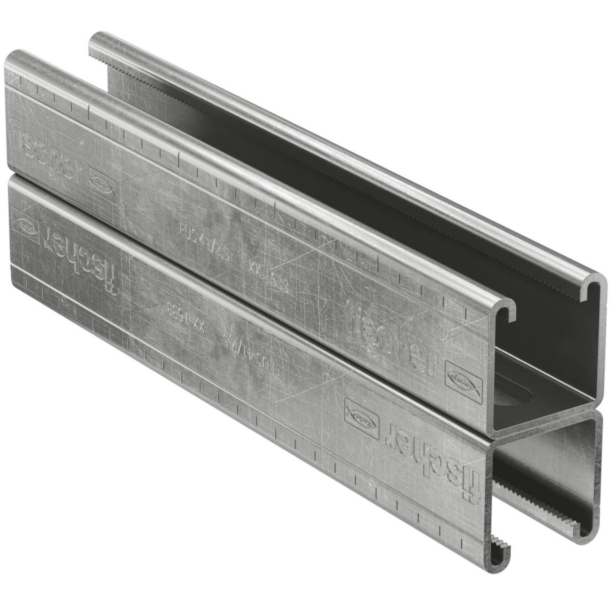Montasjeskinne FUS 41D, A4 syrefast, fischer