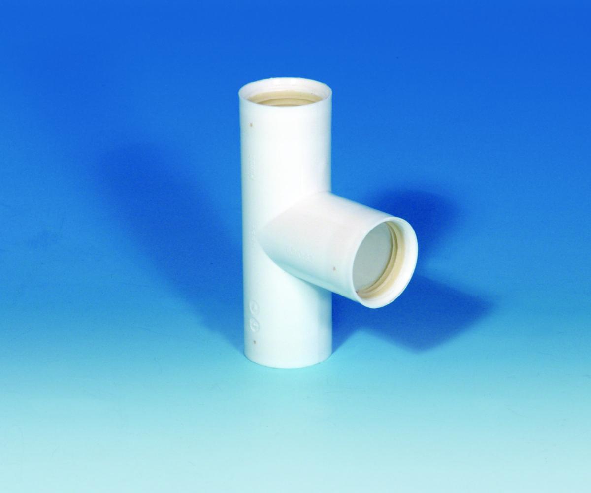 Grenrør 90°, innstikk PP hvit, Purus